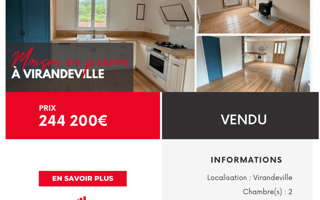 Maison en pierre à Virandeville