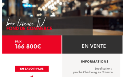 BAR LICENCE IV PROCHE CHERBOURG