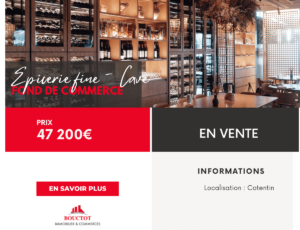 vente épicerie fine cave dans le Cotentin