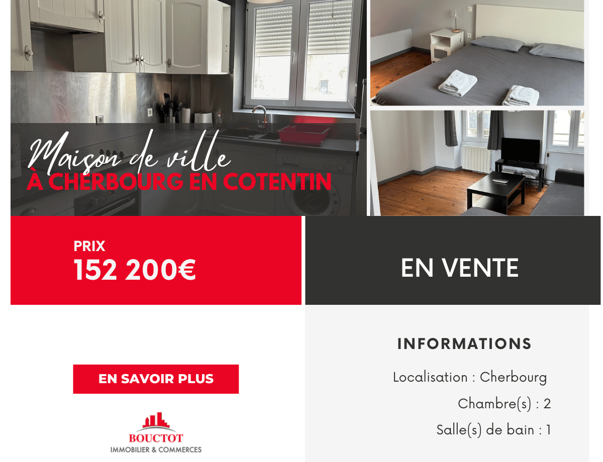 vente maison de ville a cherbourg en cotentin