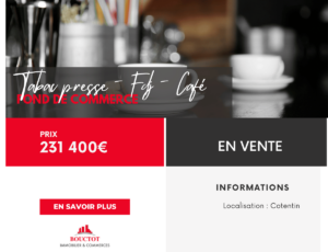Vente TABAC FDJ PRESSE CAFE dans le Cotentin