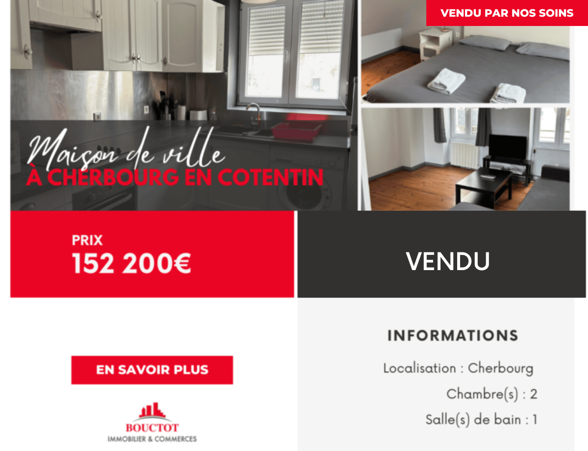 vente maison de ville a cherbourg en cotentin