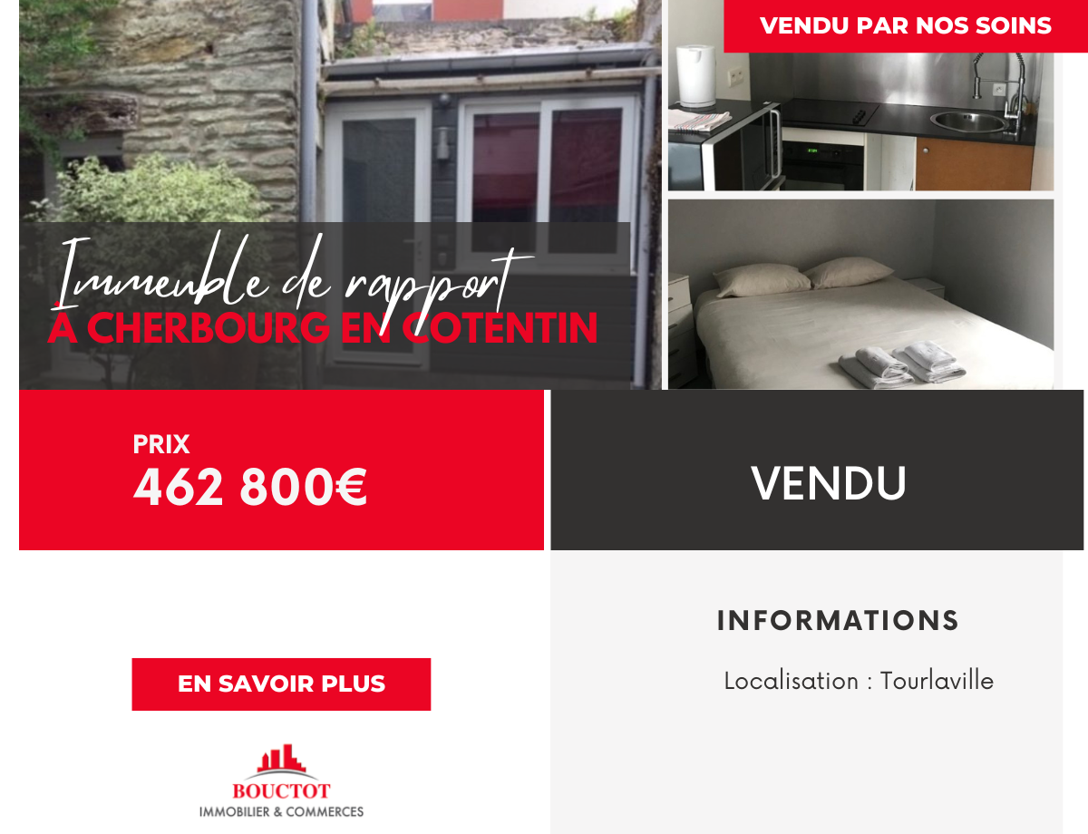 Immeuble de rapport à Cherbourg en Cotentin