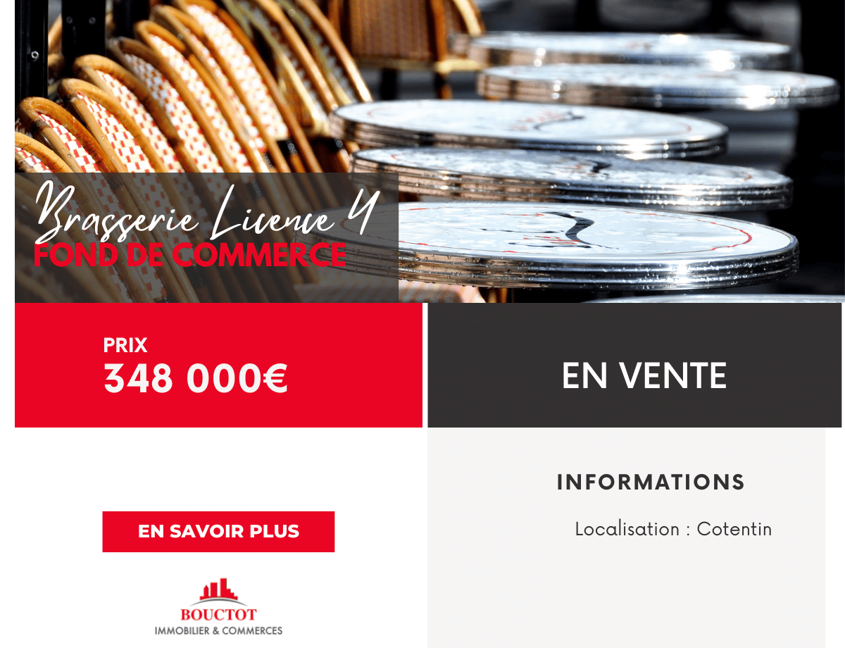 EC2218 vente brasserie licence 4 Cotentin