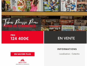 EC2222 vente tabac presse jdj pmu Cotentin